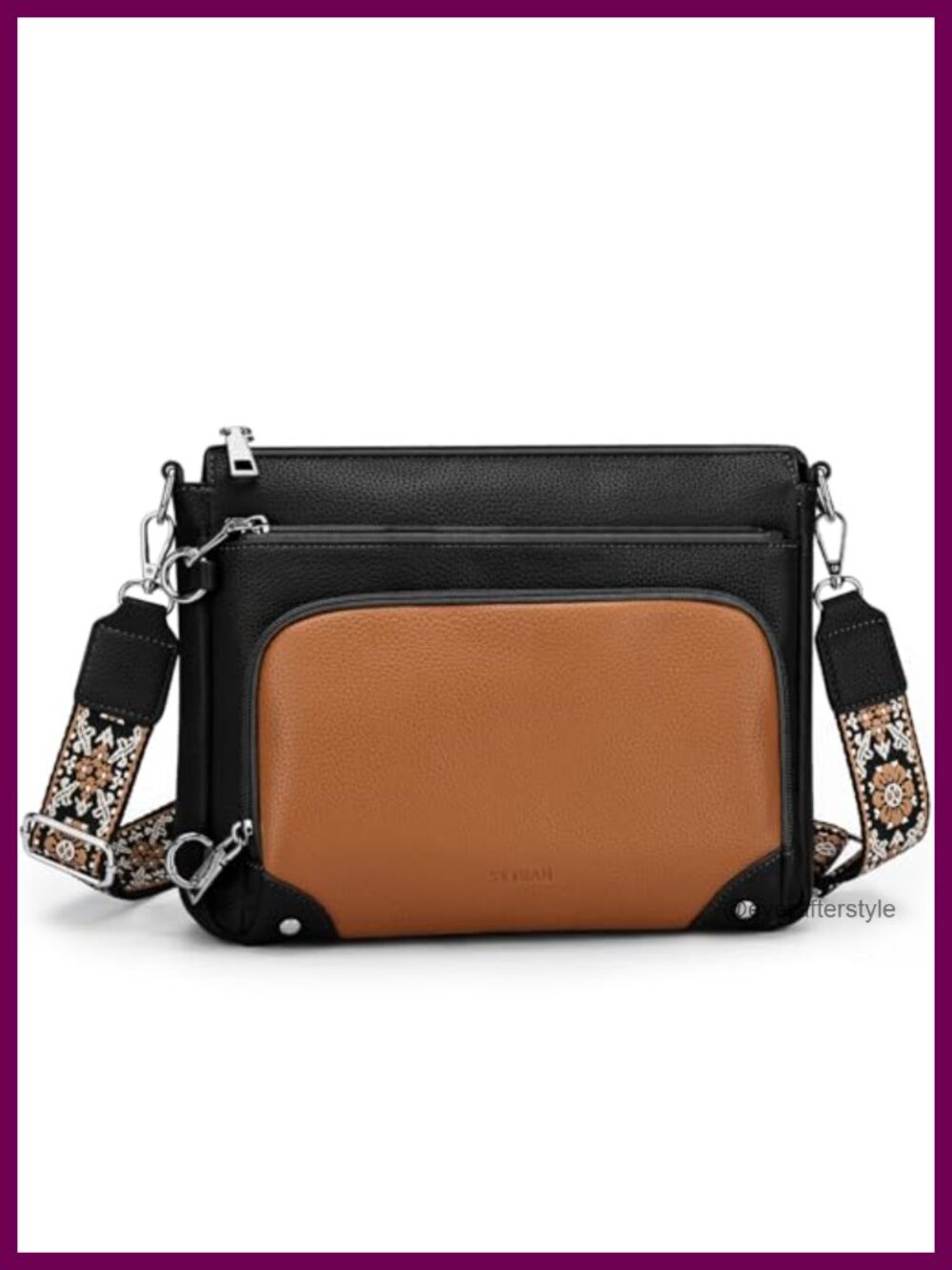 Anti-Theft Crossbody Purse RFID Wallet Travel Shoulder Bag